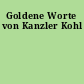 Goldene Worte von Kanzler Kohl