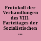 Protokoll der Verhandlungen des VIII. Parteitages der Sozialistischen Einheitspartei Deutschlands : 15. bis 19. Juni 1971 in der Werner-Seelenbinder-Halle zu Berlin