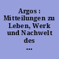Argos : Mitteilungen zu Leben, Werk und Nachwelt des Dichters Peter Hacks (1928-2003); Heft 3-9