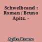 Schwelbrand : Roman / Bruno Apitz. -