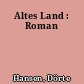 Altes Land : Roman
