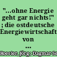 "...ohne Energie geht gar nichts!" ; die ostdeutsche Energiewirtschaft von den Kombinaten zur VEAG (1980-2001)