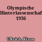 Olympische Hinterlassenschaft 1936